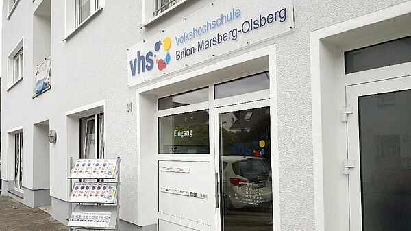 Eingangsbereich der Geschäftsstelle in Brilon
