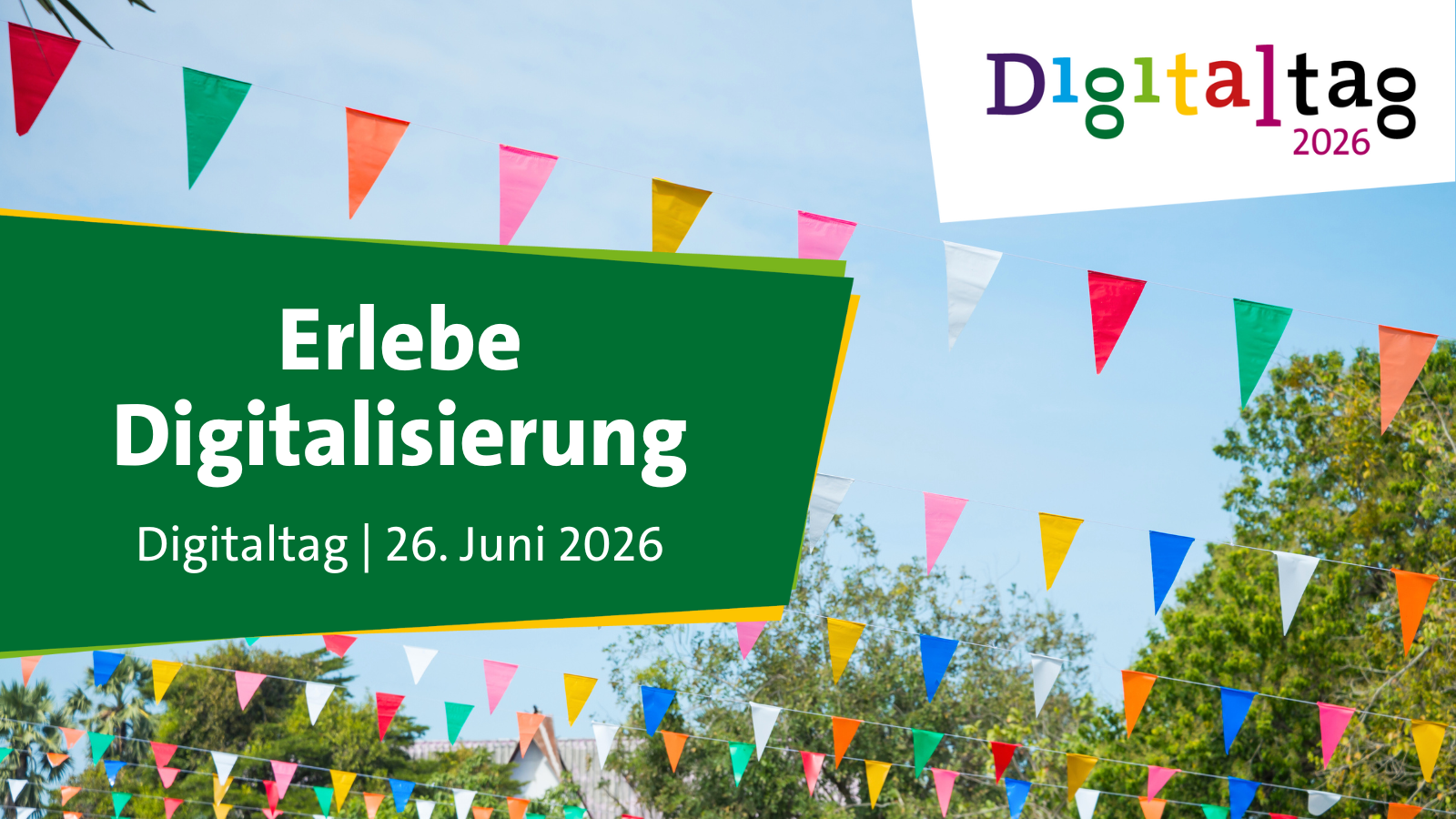 Vorträge zum Digitaltag am 26. Juni 2026 Ankündigung zum Digitaltag am 26. Juni 2026